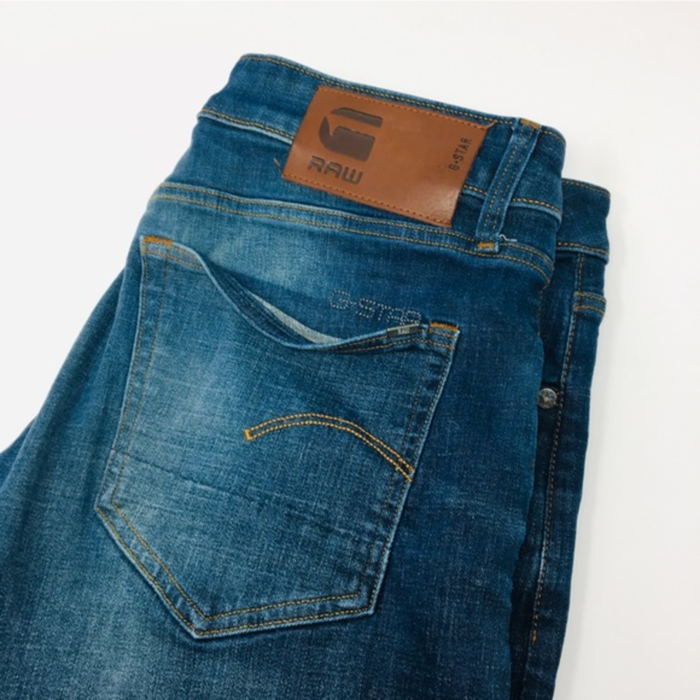 Men's G-Star 3301 Slim Jeans NWOT STRETCH. Blue denim‎